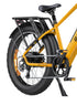 Bicicleta eléctrica con neumáticos anchos y doble suspensión
